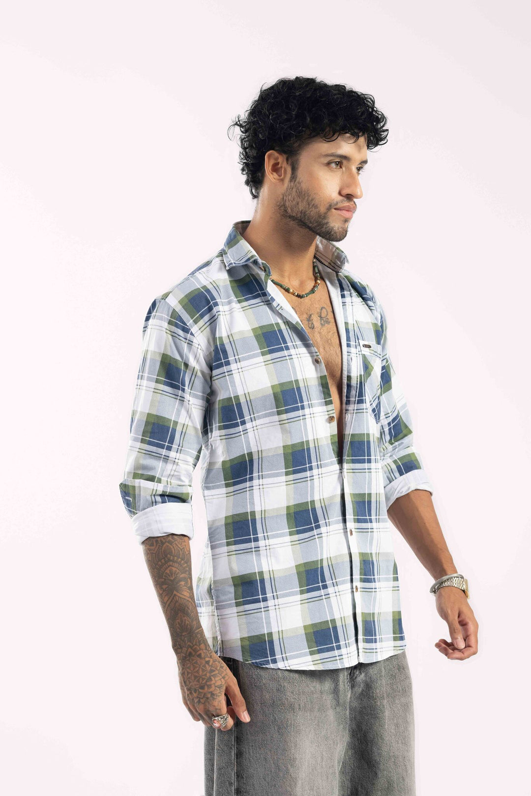 Premium Multi-Color Plaid Checked Casual Shirt