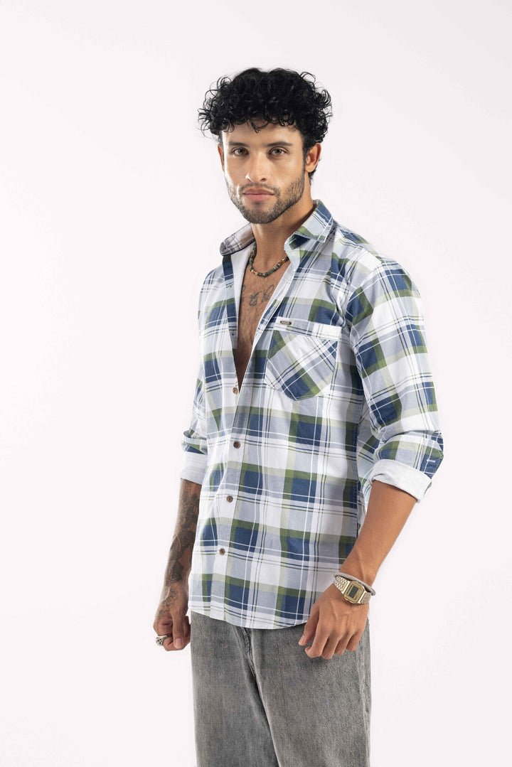 Premium Multi-Color Plaid Checked Casual Shirt