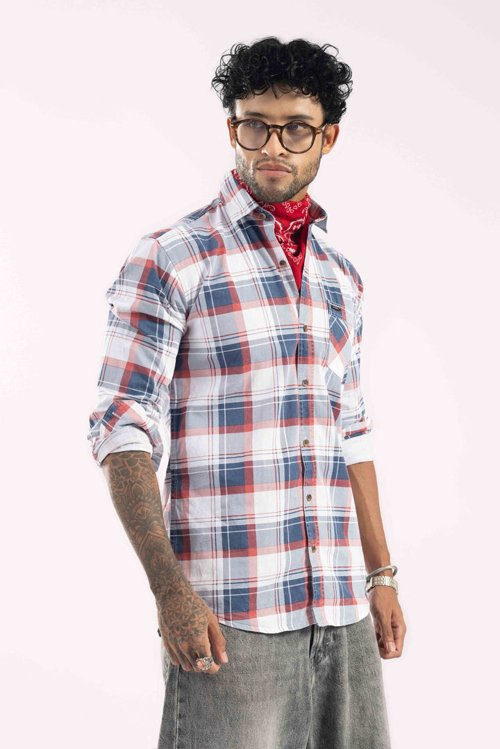 Premium Multi-Color Plaid Checked Casual Shirt