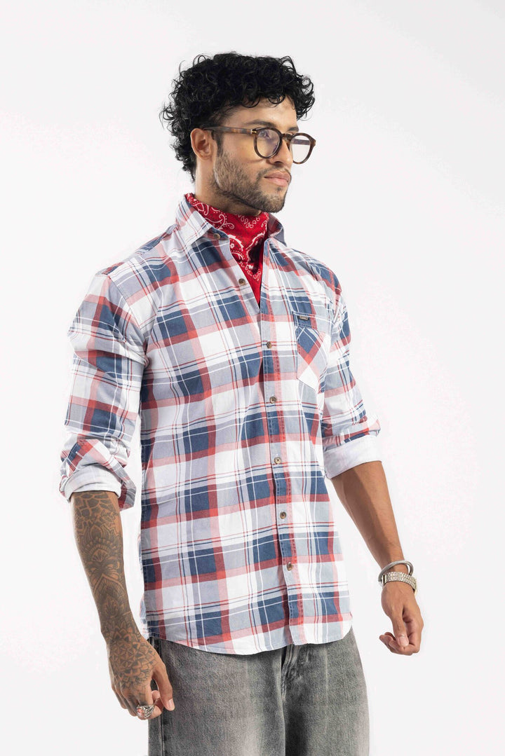 Premium Multi-Color Plaid Checked Casual Shirt