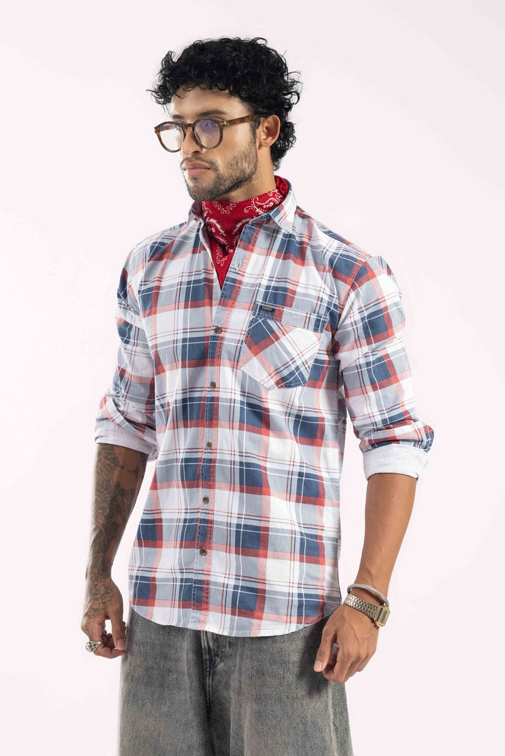 Premium Multi-Color Plaid Checked Casual Shirt