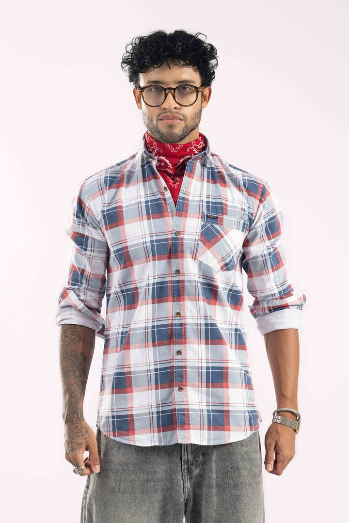 Premium Multi-Color Plaid Checked Casual Shirt