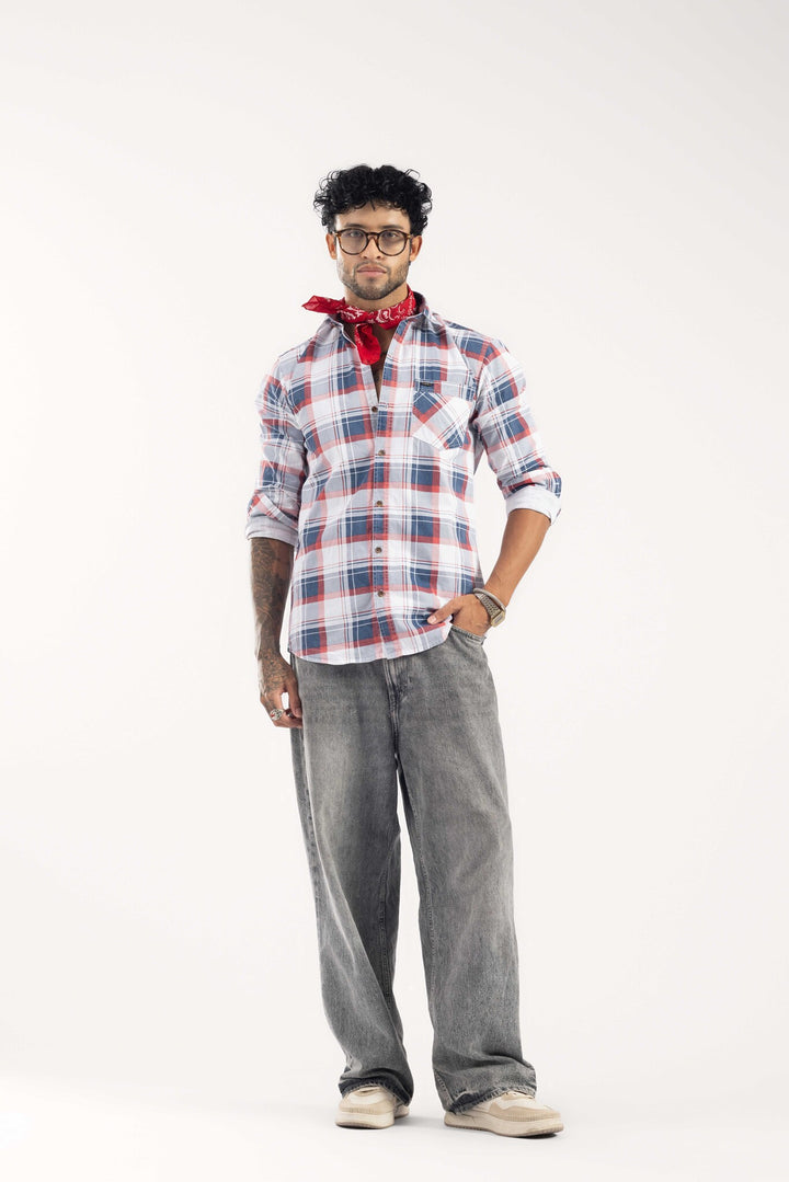 Premium Multi-Color Plaid Checked Casual Shirt