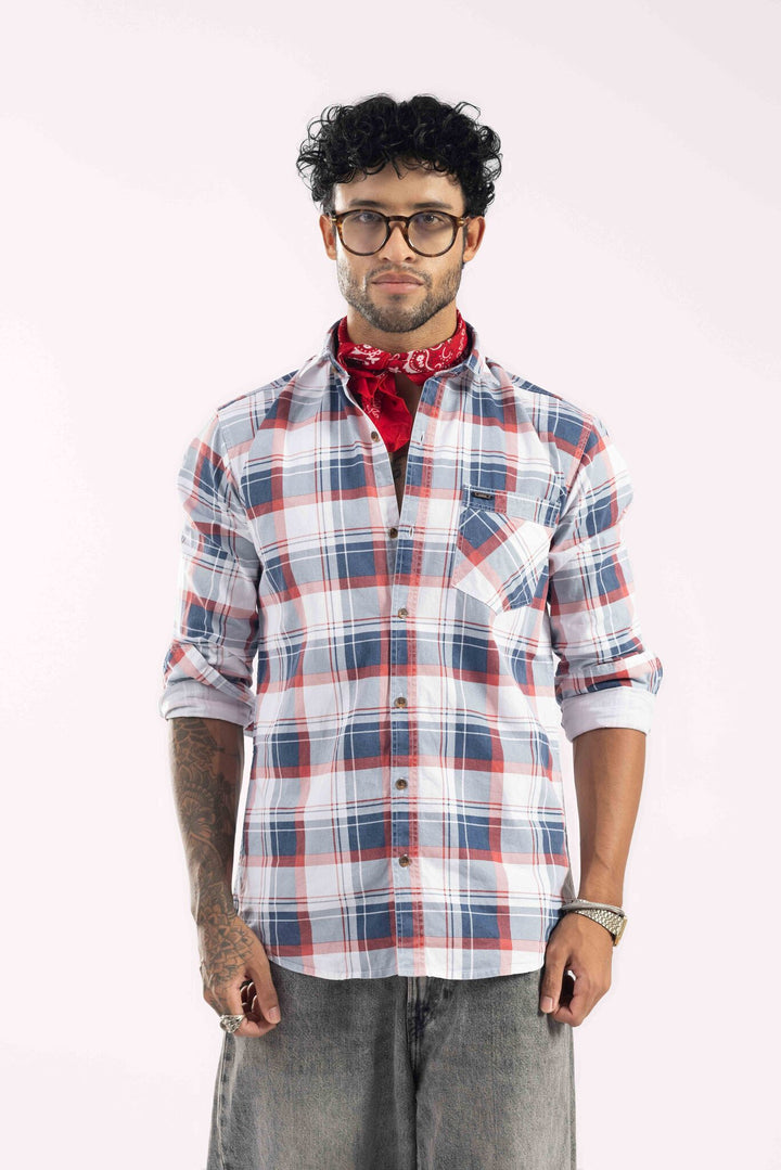 Premium Multi-Color Plaid Checked Casual Shirt