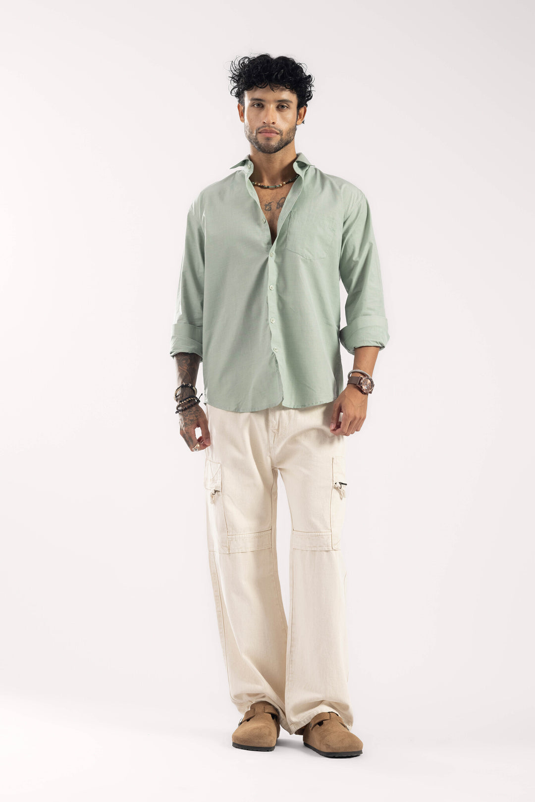 Cotton Green Casual Shirt