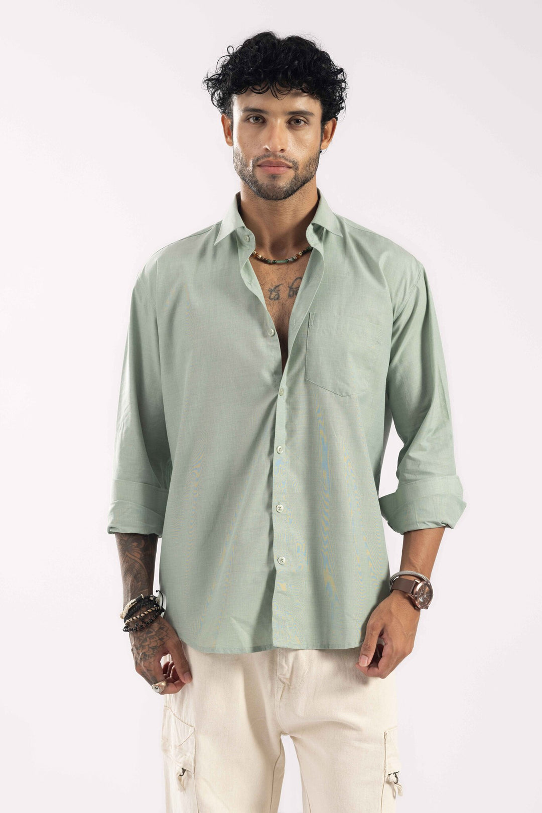 Cotton Green Casual Shirt