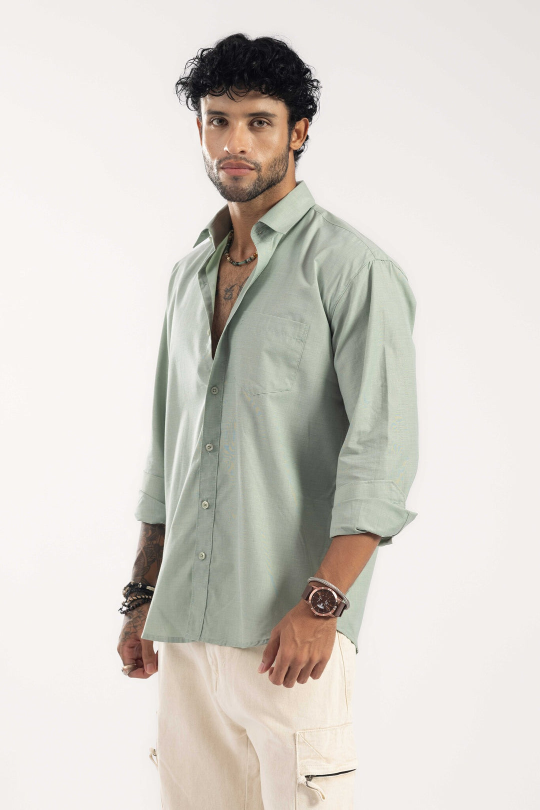 Cotton Green Casual Shirt
