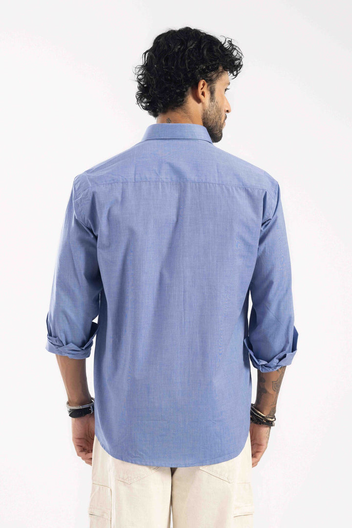 Blue Full Sleeve Casual Shirt