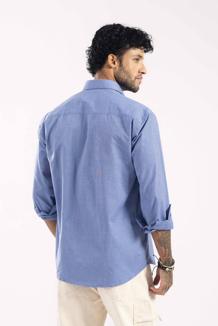 Blue Full Sleeve Casual Shirt