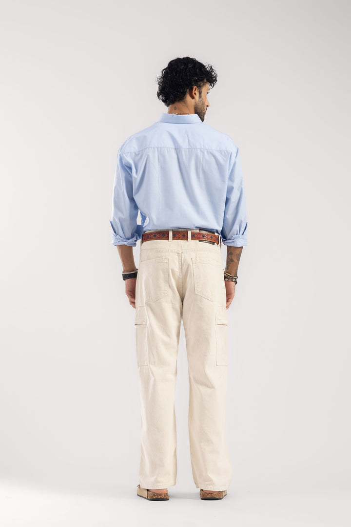 Sky Blue Full Sleeve Casual Shirt