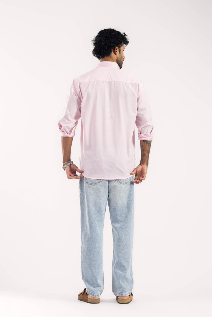 Pink Full Sleeve Casual Shirt