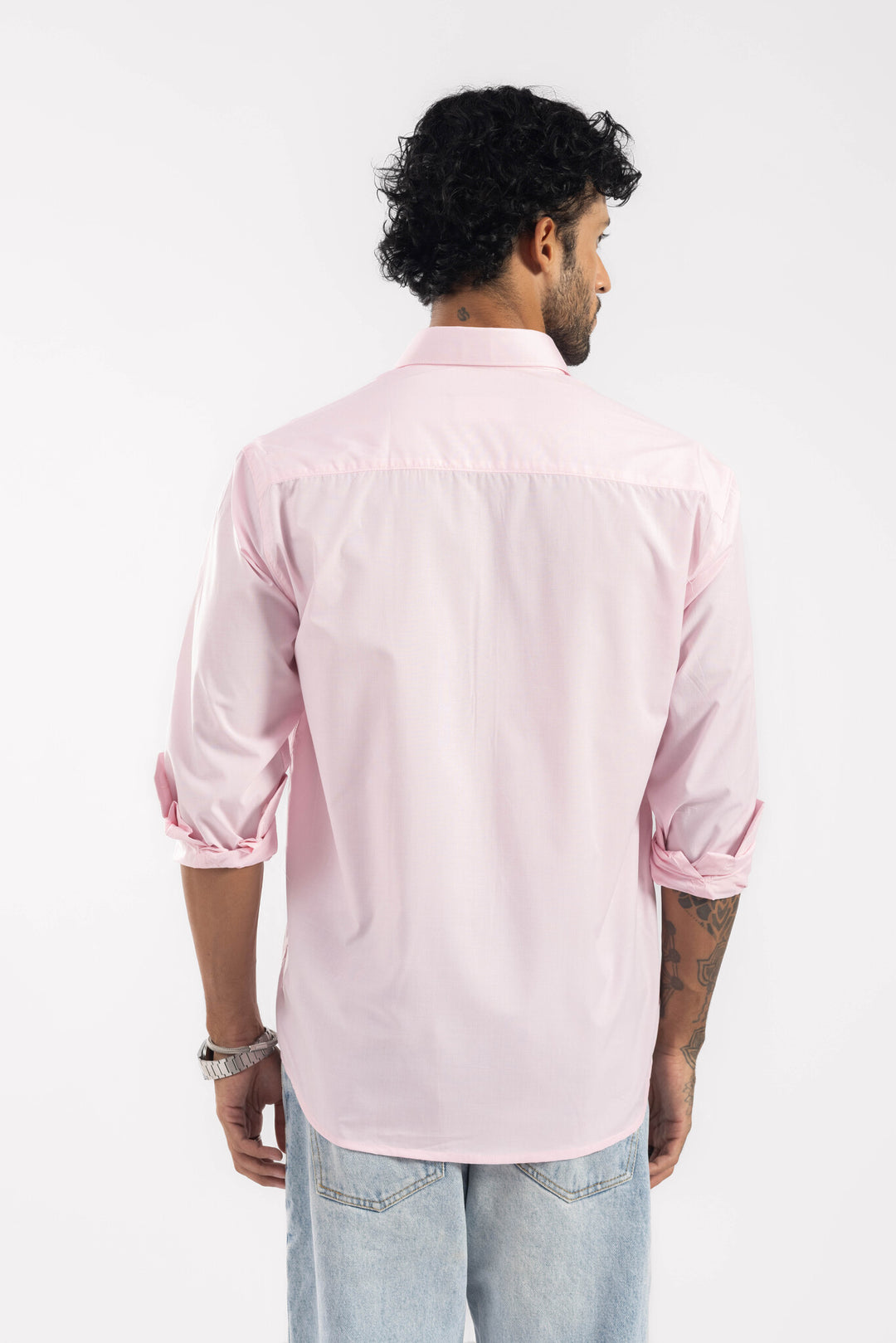 Pink Full Sleeve Casual Shirt