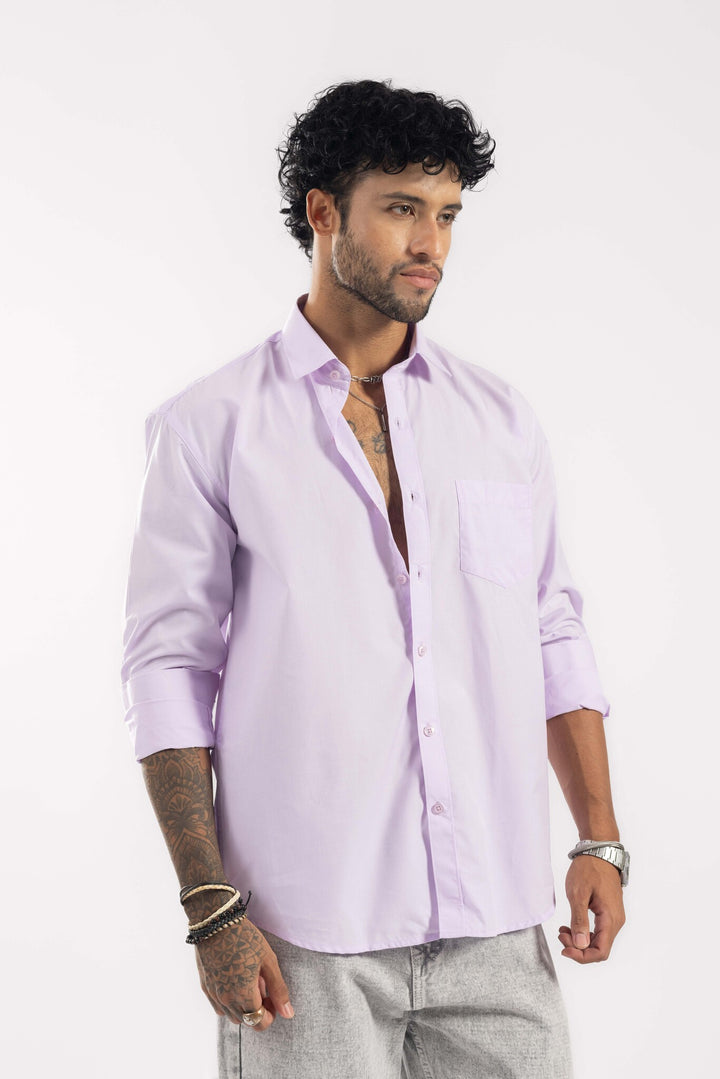 Light Pink Full Sleeve Casual Shirt