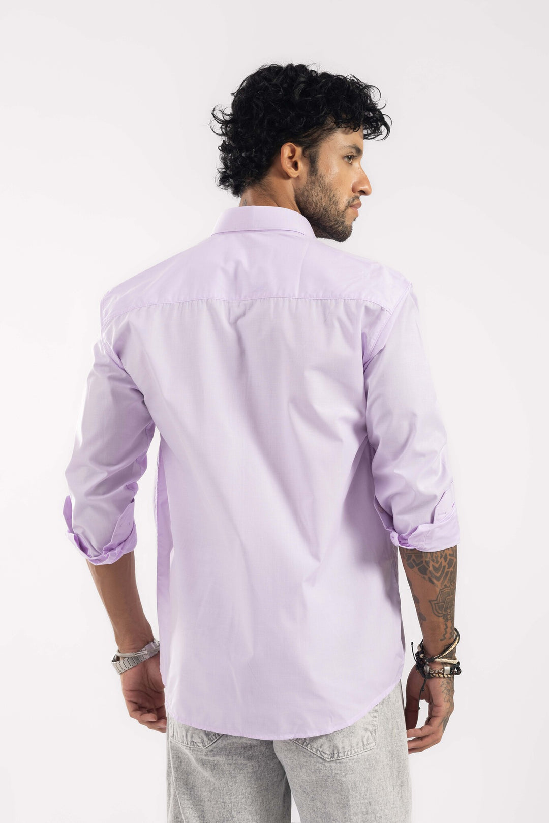 Light Pink Full Sleeve Casual Shirt