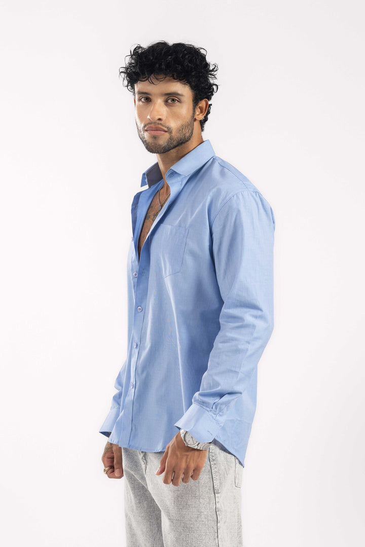 Blue Full Sleeve Casual Shirt