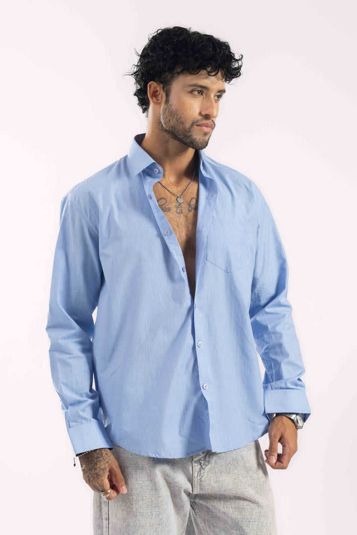 Blue Full Sleeve Casual Shirt