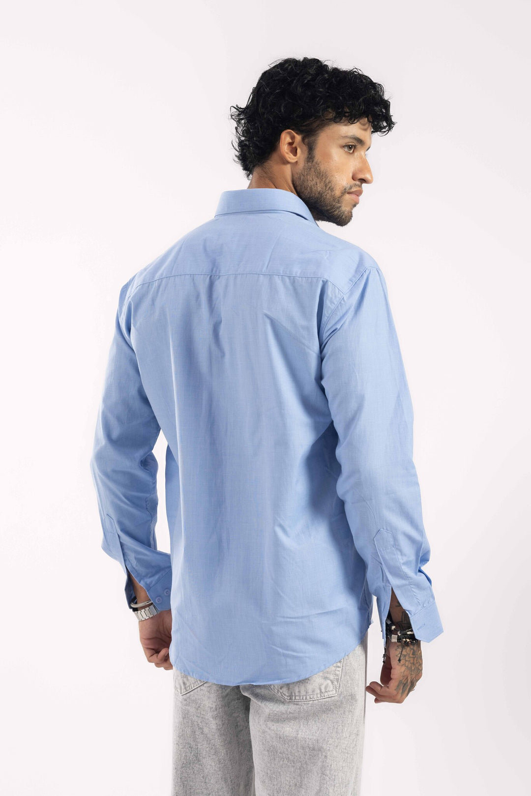 Blue Full Sleeve Casual Shirt