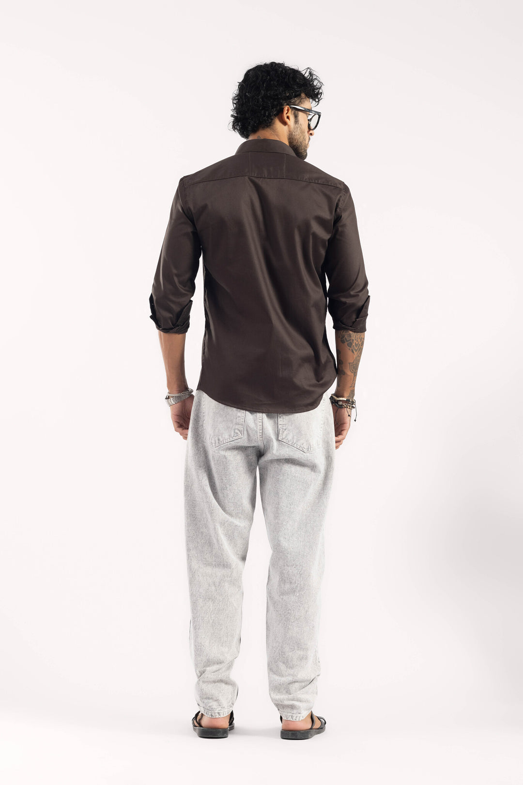 Chocolate Full Sleeve Casual Shirt