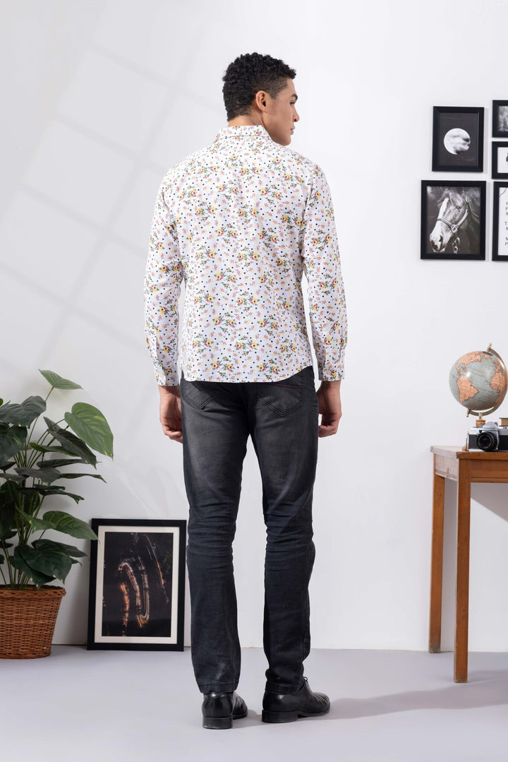 Printed Linen Shirt