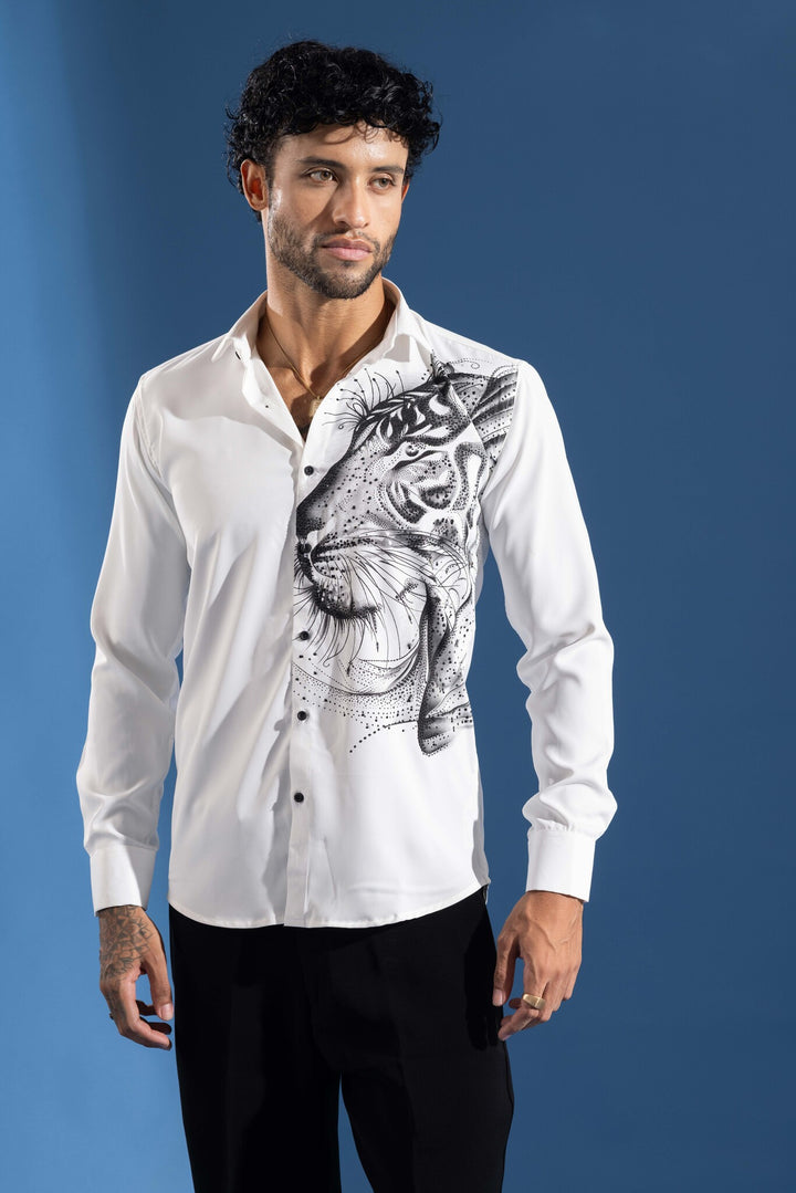 White Shirt designed for a bold, premium statement look