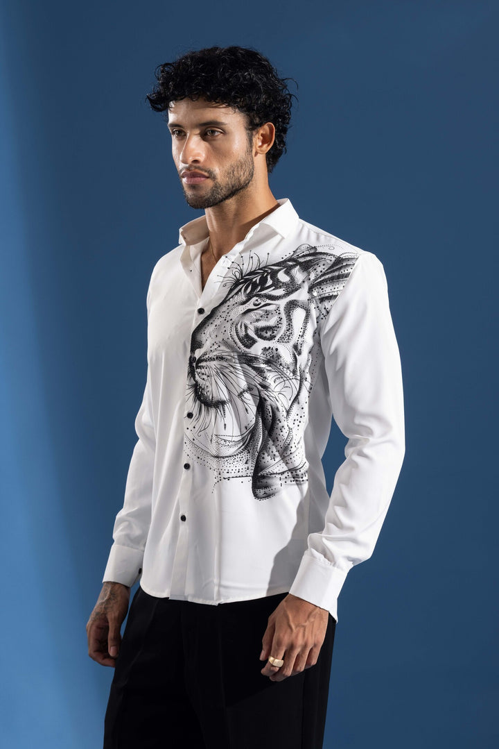 White Shirt designed for a bold, premium statement look