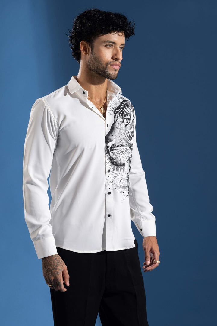White Shirt designed for a bold, premium statement look