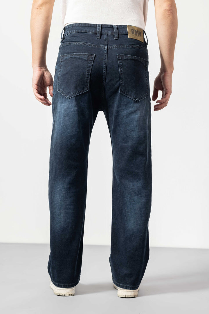 Blue Straight Fit Denim Jeans