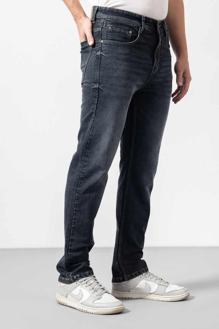 Straight fit Grey Washed Denims