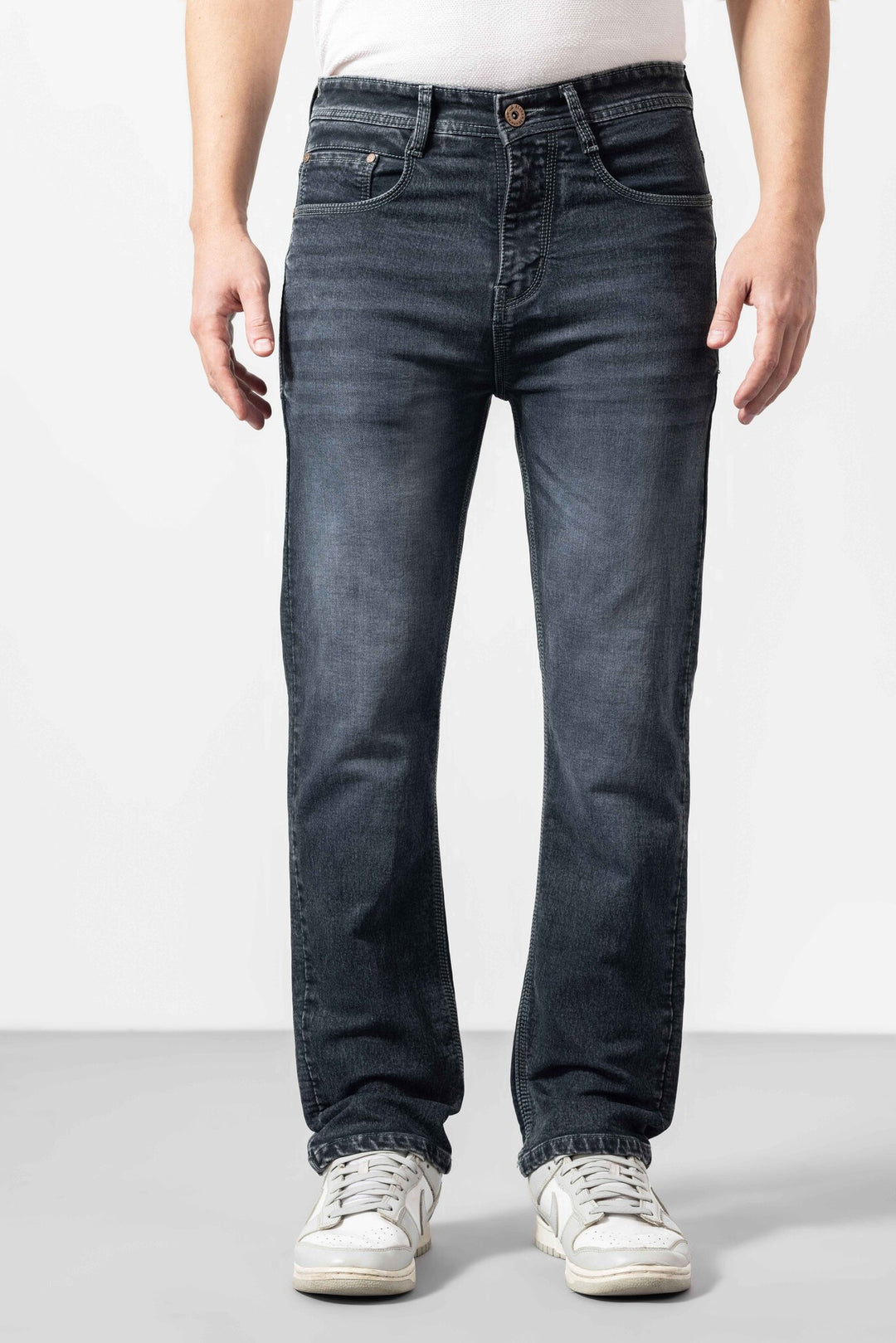 Straight fit Grey Washed Denims