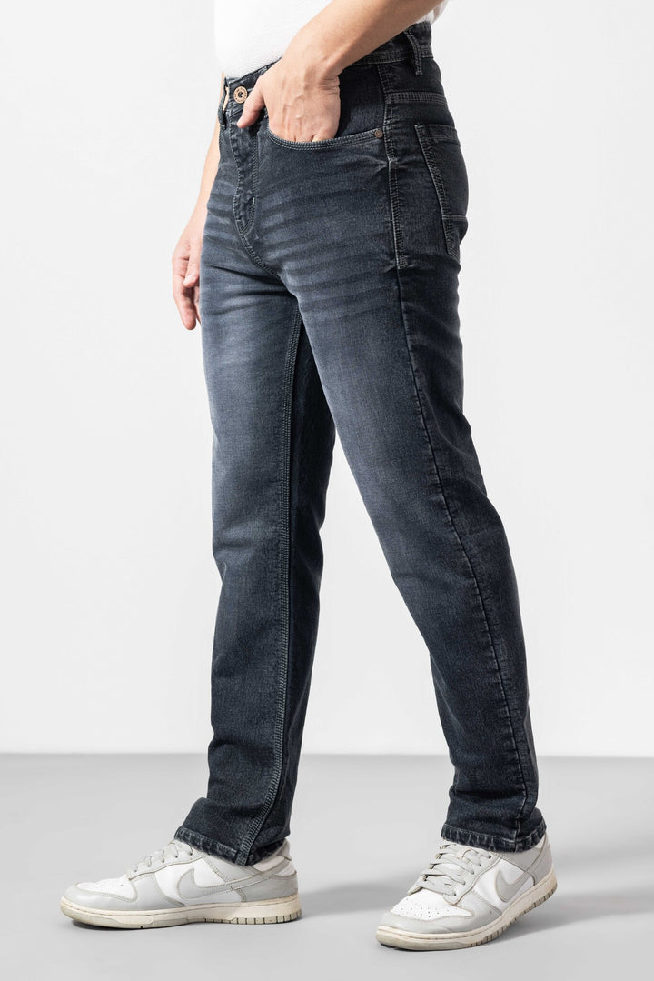 Straight fit Grey Washed Denims