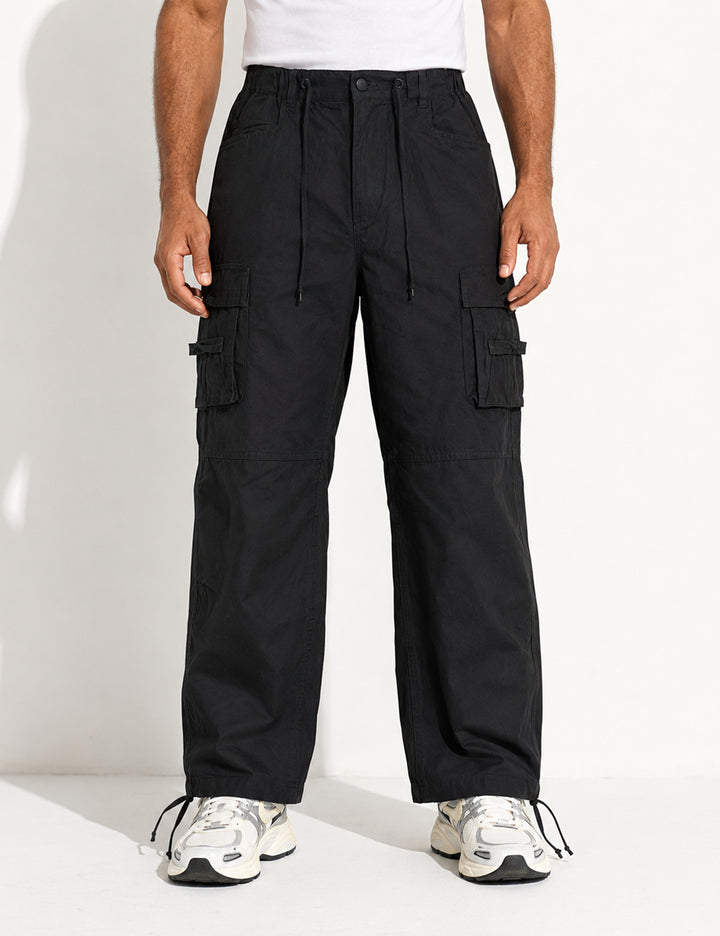 Black Multi-Pocket Cargo Pant