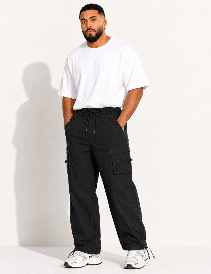 Black Multi-Pocket Cargo Pant