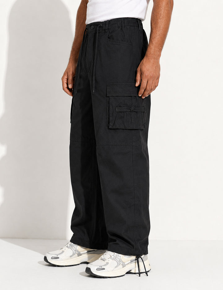 Black Multi-Pocket Cargo Pant