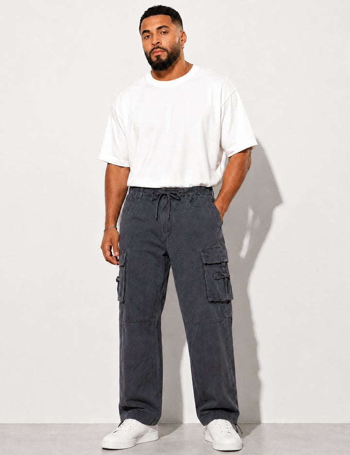 Dark Grey Multi-Pocket Cargo Pant