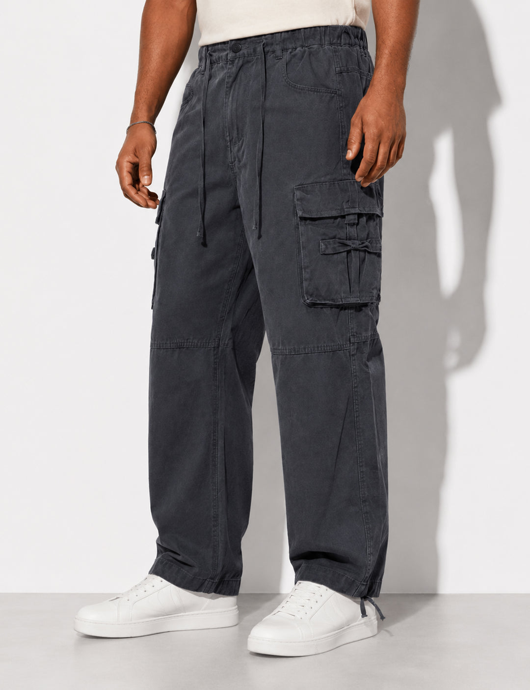 Dark Grey Multi-Pocket Cargo Pant