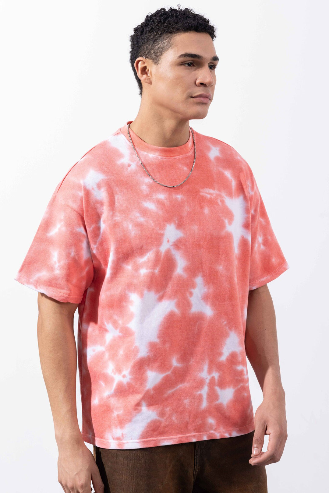Pink Tie-Dye Oversized T-Shirt