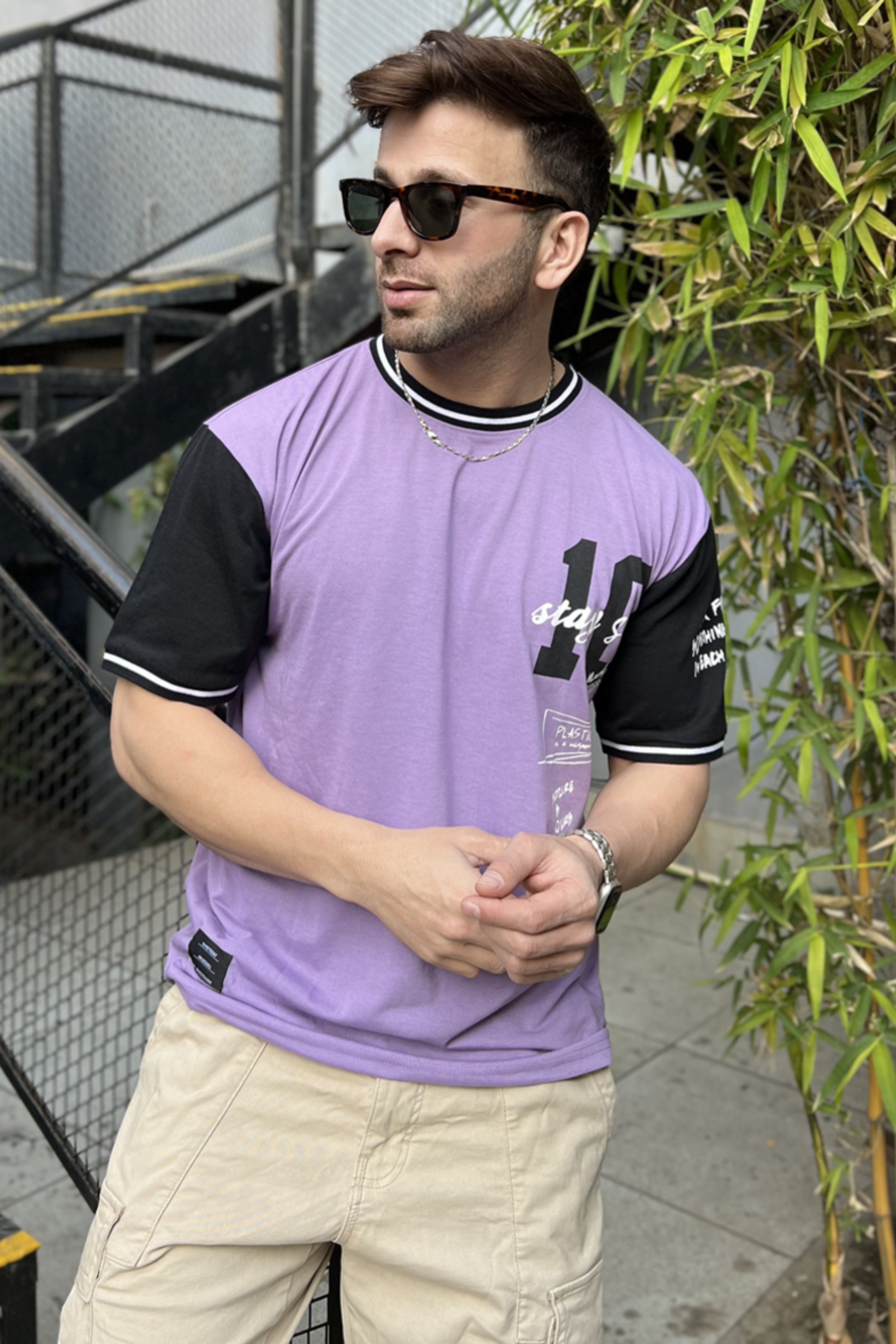 Purple Oversized T-shirt