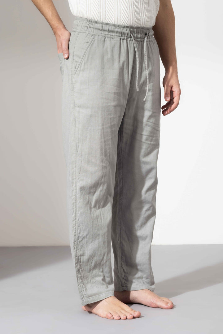 Grey Linen Pants
