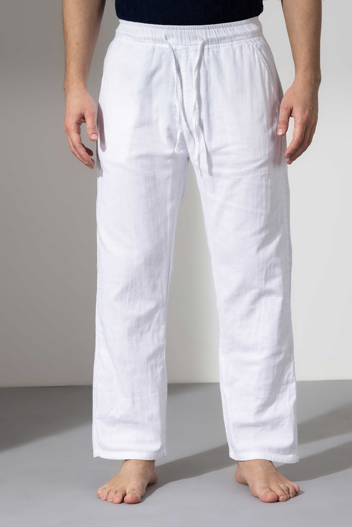 White Linen Pants