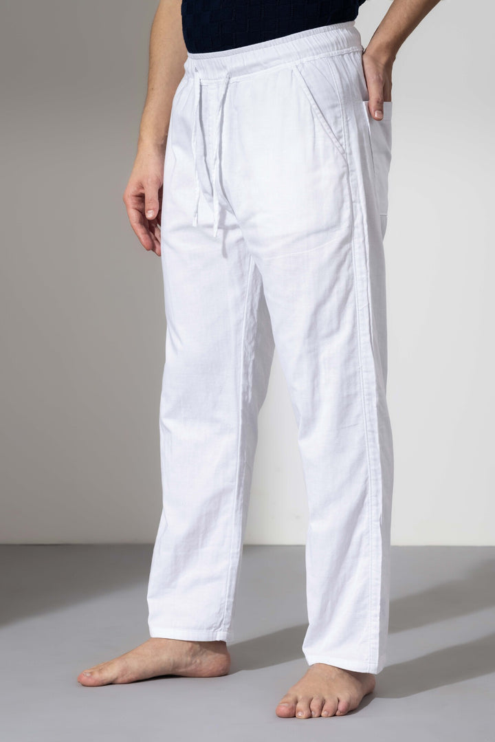 White Linen Pants