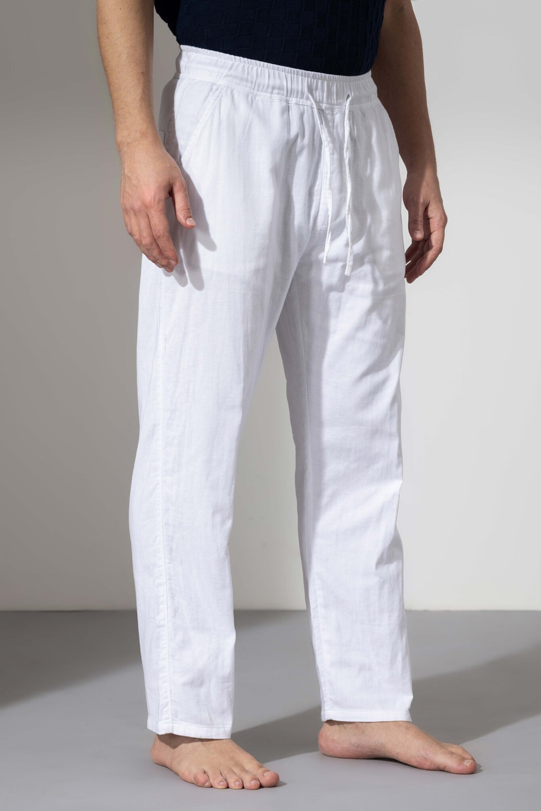 White Linen Pants