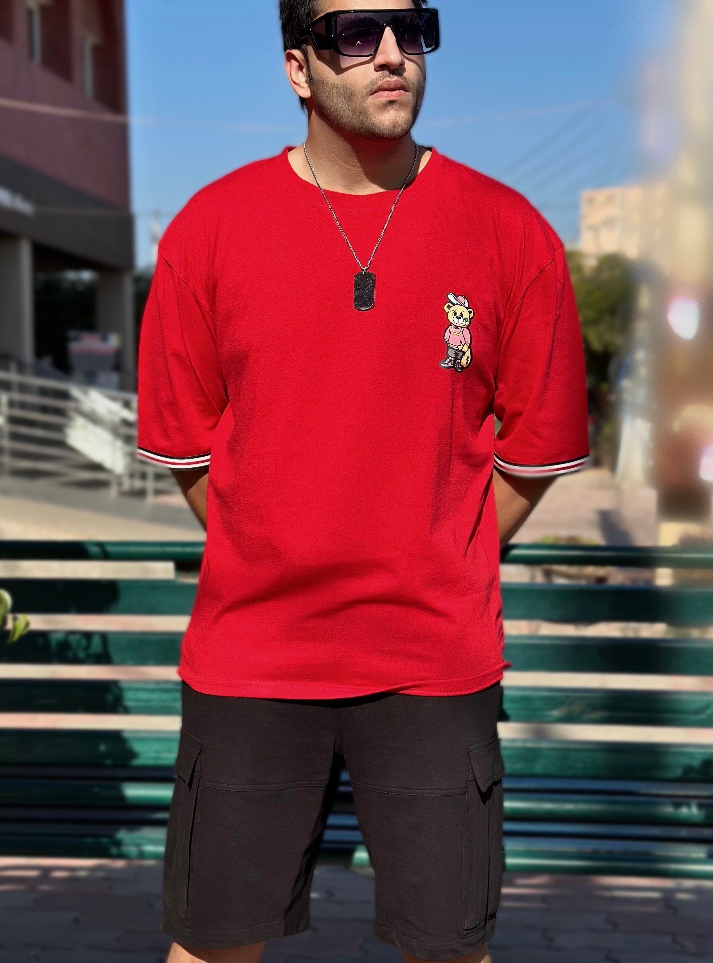 Black Double Pocket  Shorts