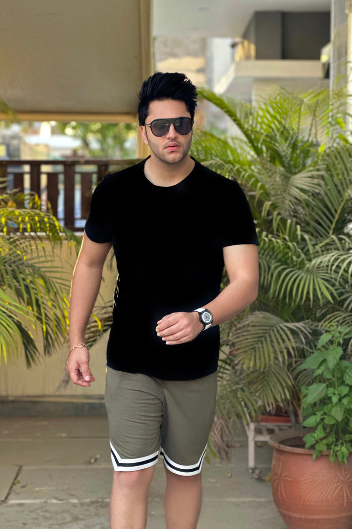 Olive Tapered Shorts