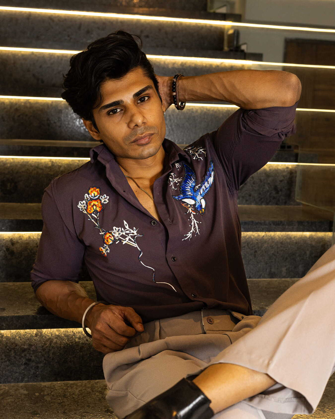 Vintage Wine Bird Shirt