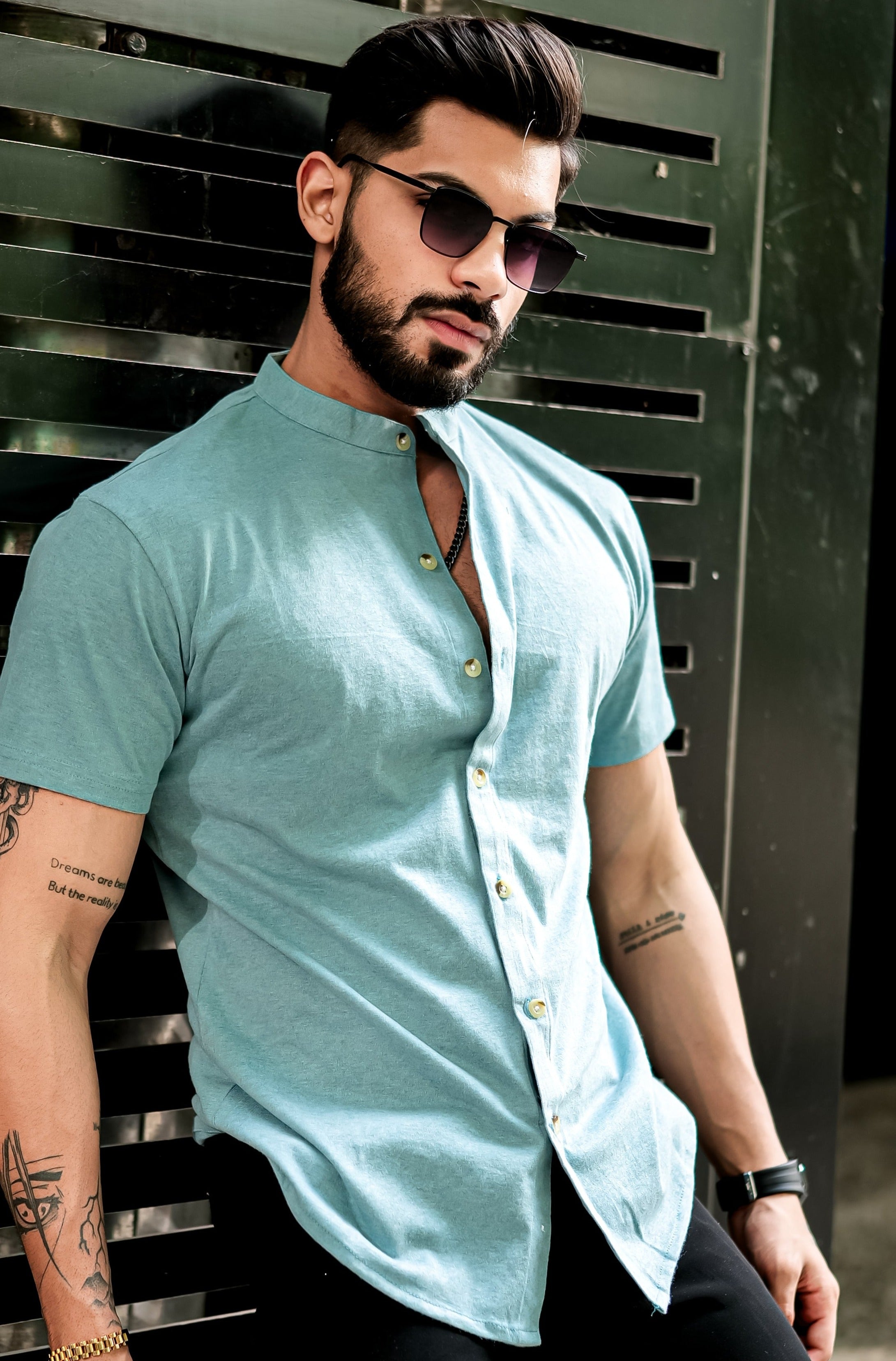 Light Green Knitted Shirt