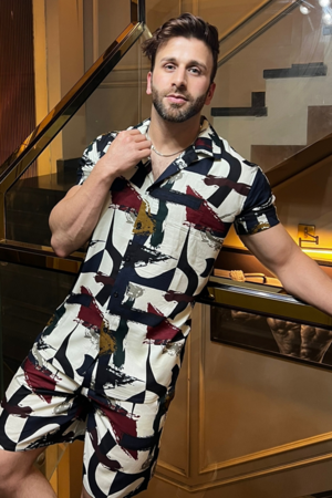 Multicolor Printed Rayon Co-Ord