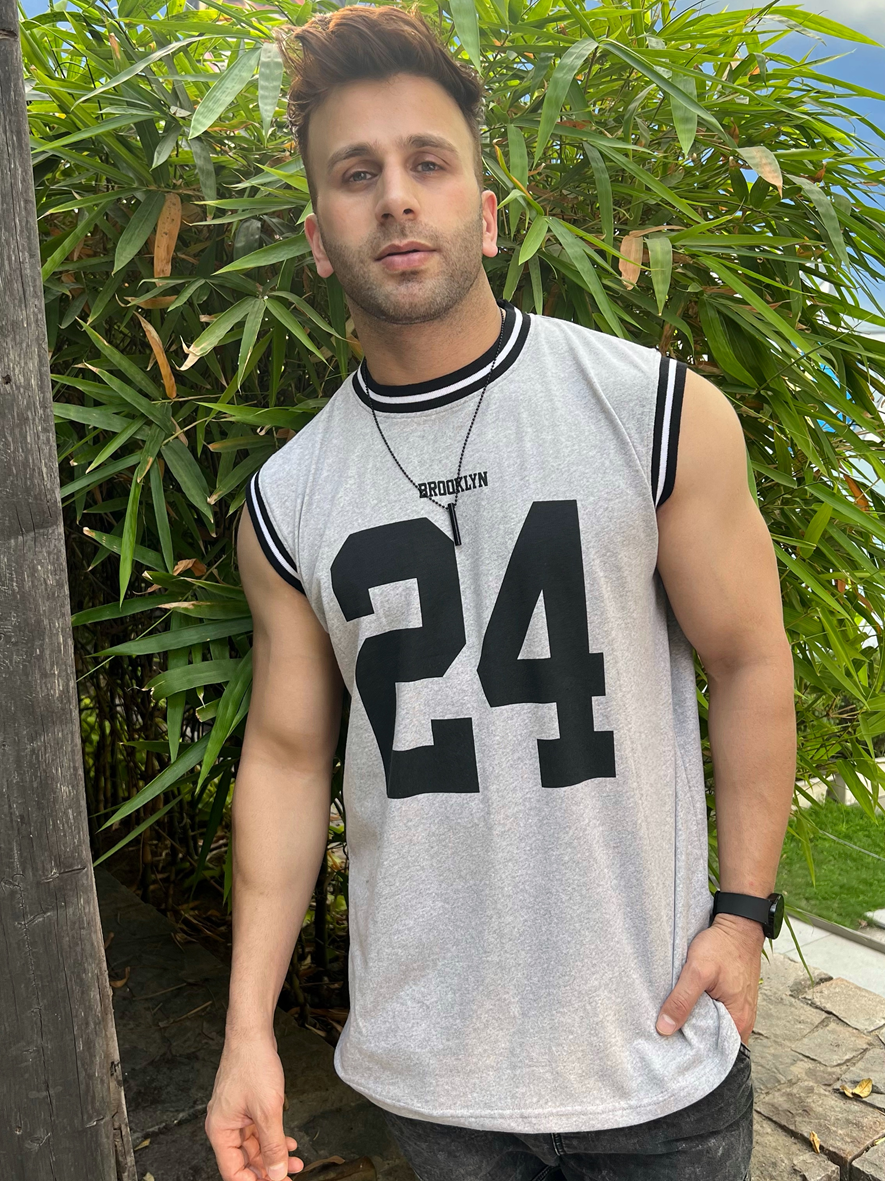 Grey Melange "BROOKLYN 24"  Vest