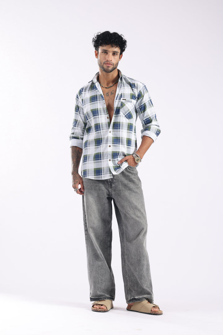 Premium Multi-Color Plaid Checked Casual Shirt