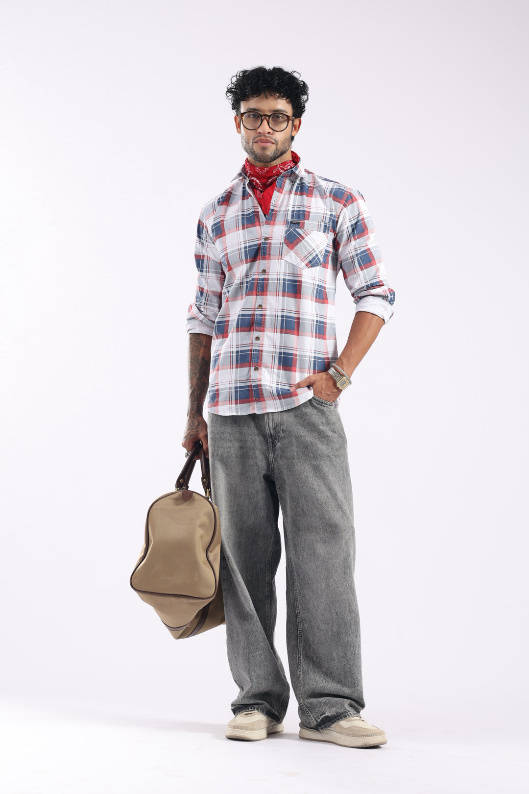 Premium Multi-Color Plaid Checked Casual Shirt