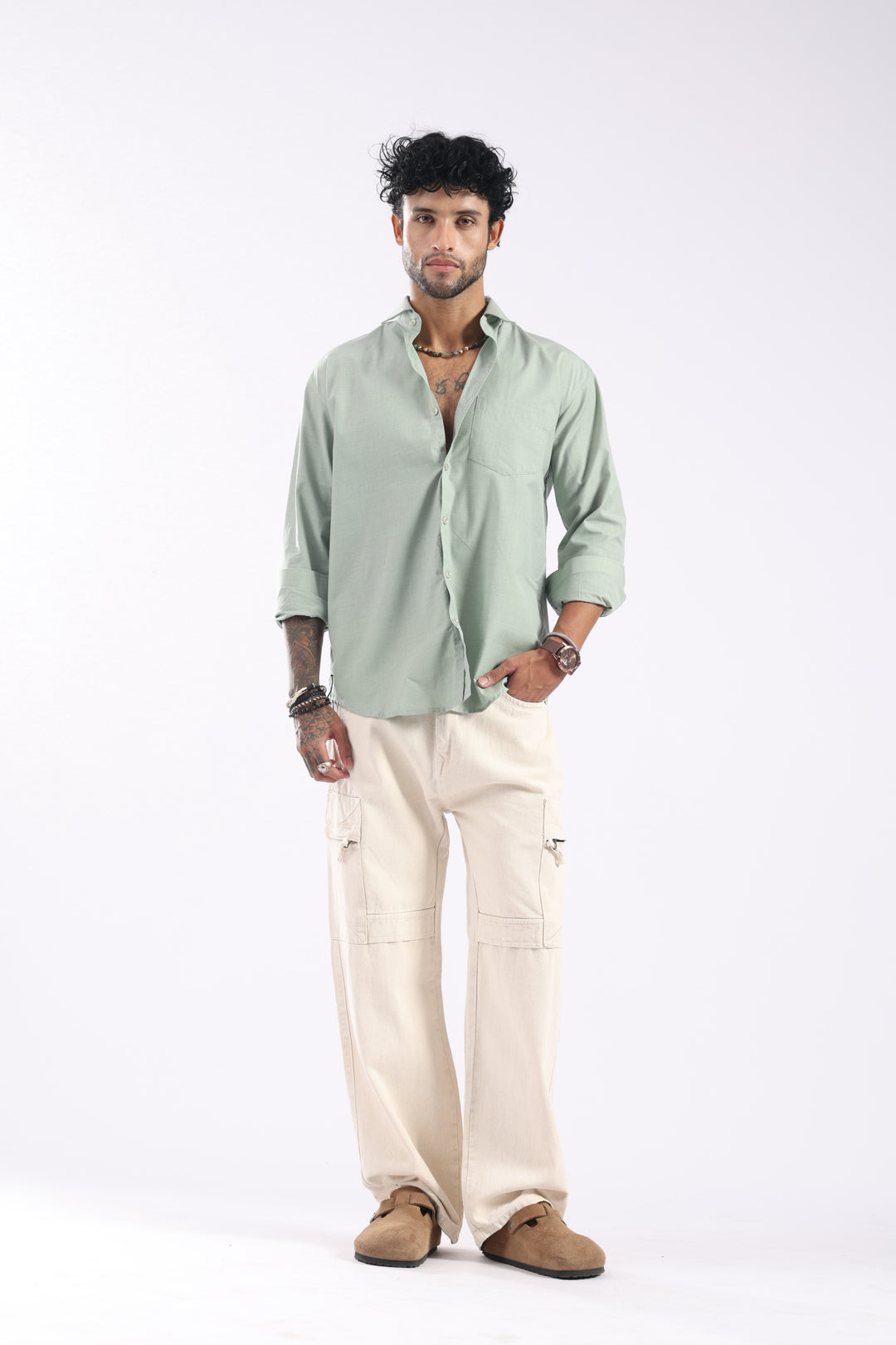 Cotton Green Casual Shirt